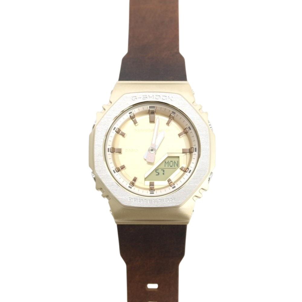 【中古】【未使用】ビューティフルピープル beautiful people × G-SHOCK 2025年秋冬 クォーツ式 腕時計 ブラウンxゴールド【ユニセックス】