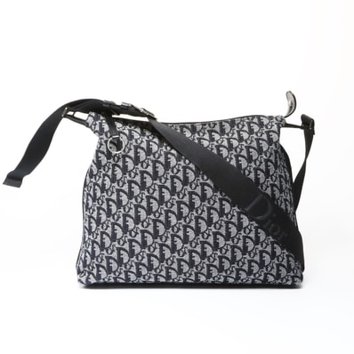ディオール Dior トロッター キャンバス ショルダーバッグ【中古】