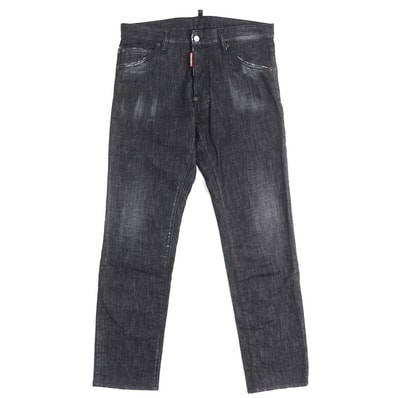 美品 ディースクエアード
デニムパンツ COOL GUY JEANS ブラック系 メンズ 46 S74LB1227
