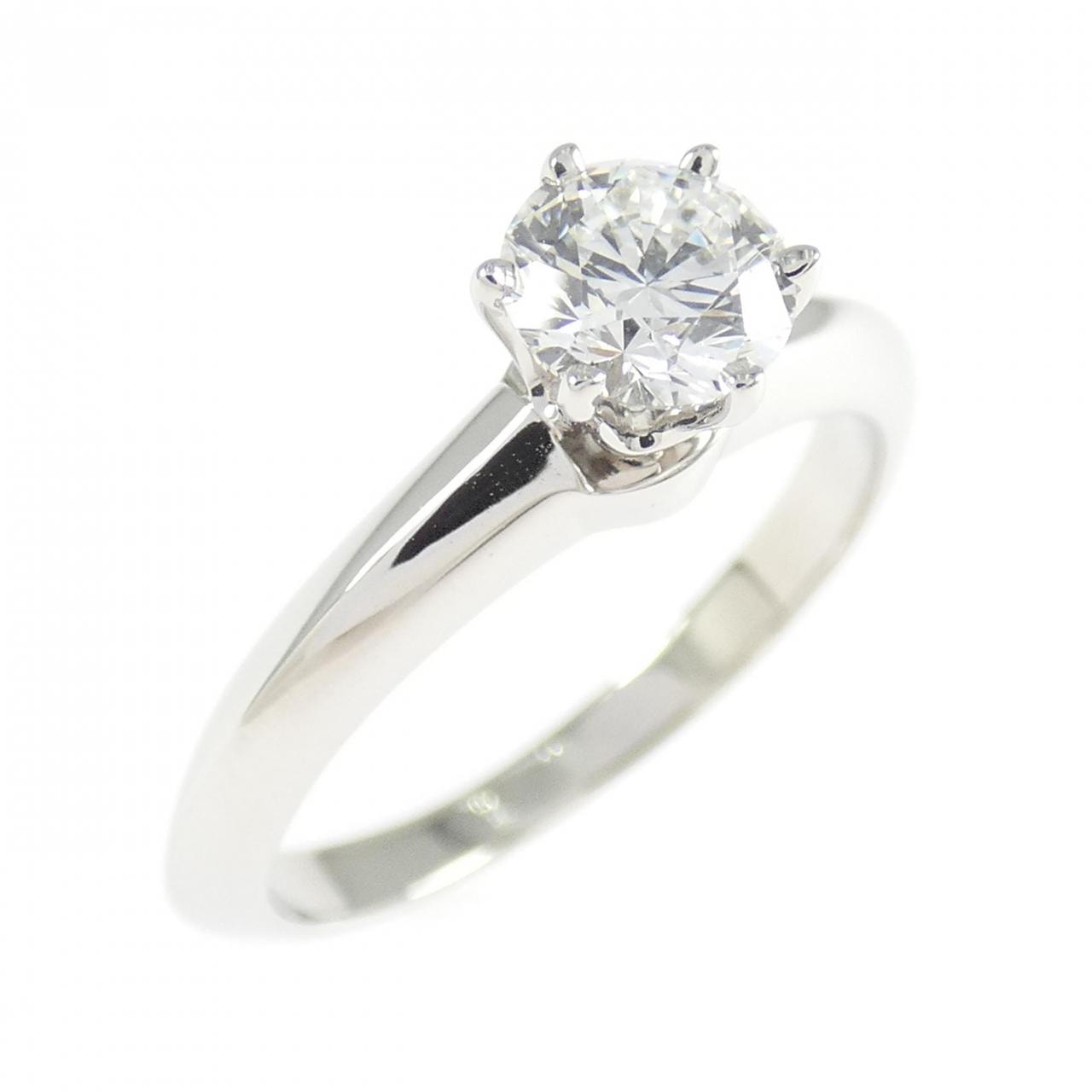ティファニー クラシックソリティア リング 0.41CT F VVS1