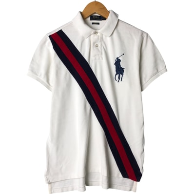 古着 ラルフローレン Ralph Lauren POLO RALPH LAUREN CUSTOM FIT ビッグポニー 半袖 ポロシャツ メンズM相当/eaa565074