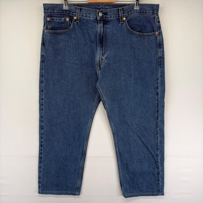 古着 リーバイス Levi's デニム パンツ 5ポケット 505 大きいサイズ ジップ ジーンズ ジーパン w40 L30 ブルー系 メンズ