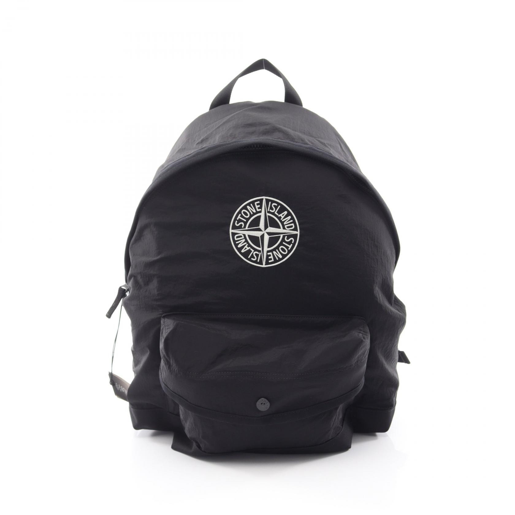 ストーンアイランド STONE ISLAND ロゴ刺繍 キッズ リュックサック バックパック バッグ ナイロン メンズ レディース ブラック系 K1S169200002S0064 【新品】