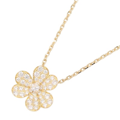 ヴァンクリーフ&アーペル Van Cleef & Arpels フリヴォルペンダント スモール ダイヤ ネックレス ジュエリー K18(イエローゴールド) ダイヤモンド レディース ゴールド系 / クリア系 VCARP2V100 【中古】