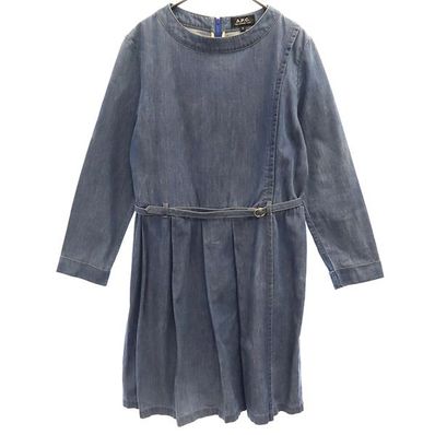 A.P.C. 長袖 デニム ワンピース