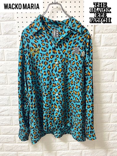 Black Eye Patch WACKO MARIA 50'S Shirt "Green"