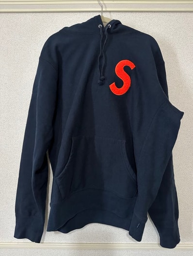 Supreme S Logo Hooded Sweatshirt "Navy" (19FW)