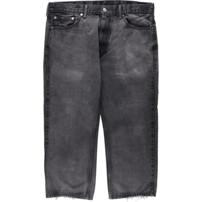 古着 リーバイス Levi's 505 ブラックデニム テーパードデニムパンツ メンズw37相当/eaa620179