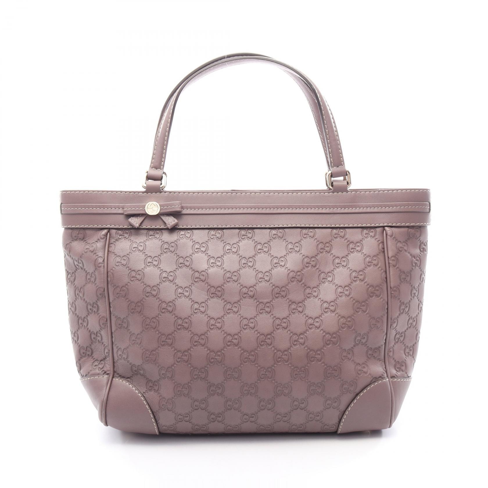 グッチ GUCCI メイフェア グッチシマ トートバッグ バッグ レザー レディース パープル系 257061 【中古】