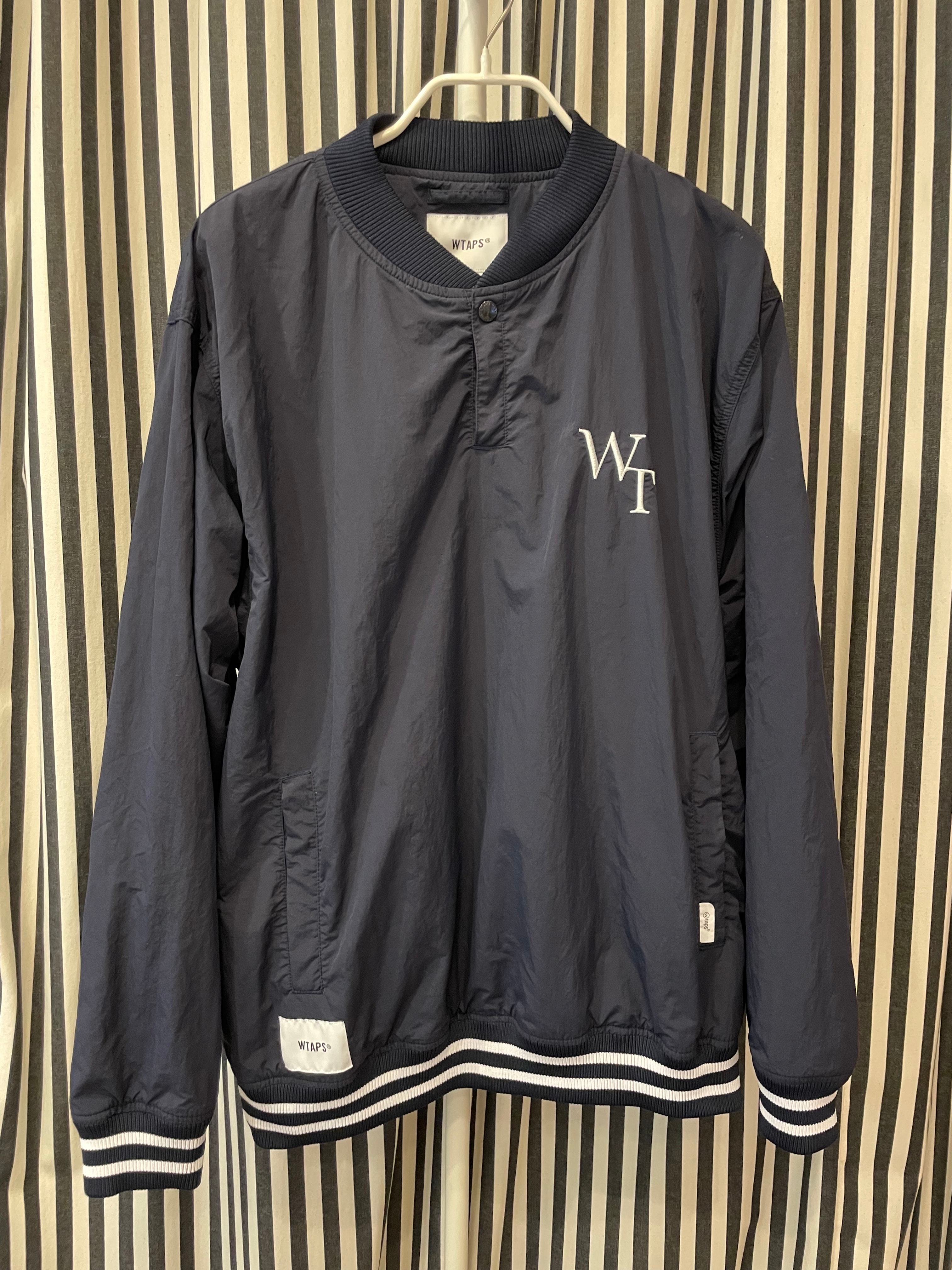 Wtaps Pitch /Jacket / Nylon. Tussah. League "Navy"