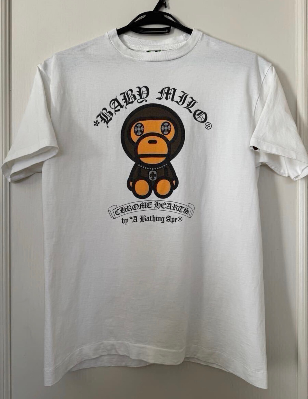 Chrome Hearts x A Bathing Ape Milo Print S/S T-Shirt "White"