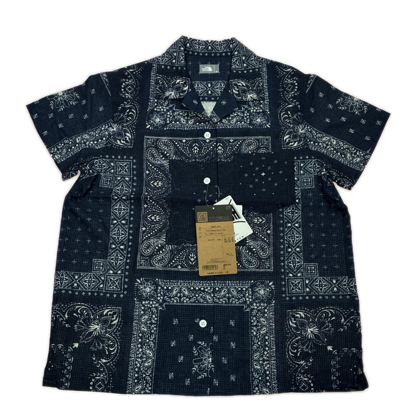 THE NORTH FACE ザノースフェイス ショートスリーブクライミングサマーシャツ SIZE M レディース NRW21931 ネイビー