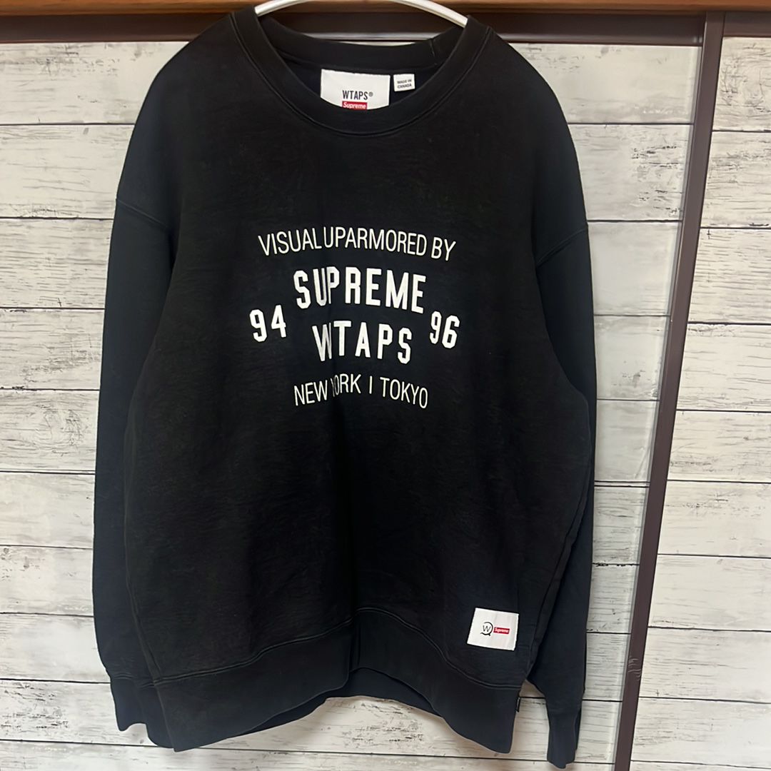Supreme / WTAPS Crewneck "Black" 21274SPD-CSM03S