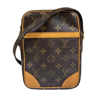 ルイヴィトン ダヌーブ モノグラム ショルダーバッグ モノグラムキャンバス M45266 ブラウン レディース LOUIS VUITTON 中古