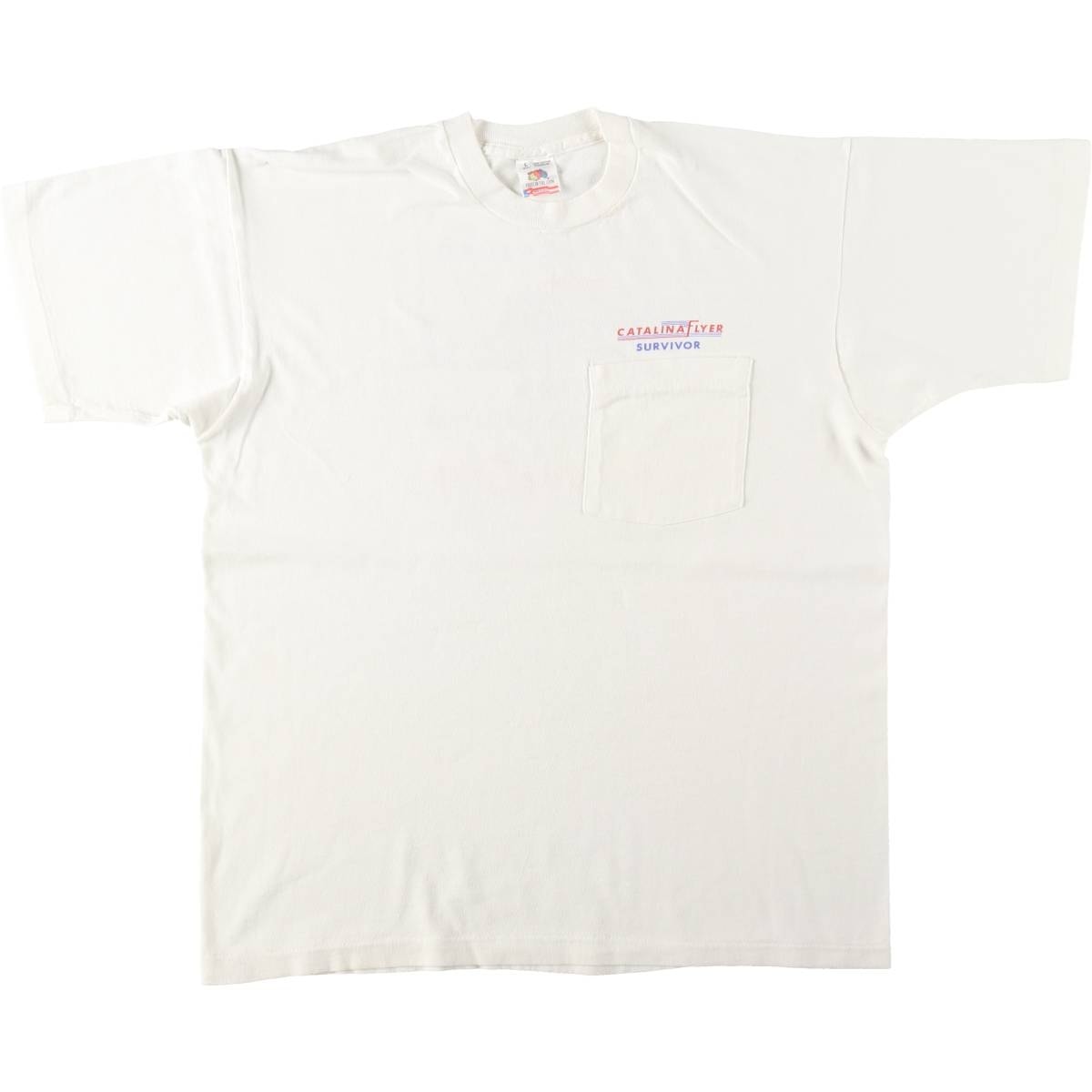 古着 90年代 フルーツオブザルーム FRUIT OF THE LOOM CATALINA FLYER カタリナフライヤー プリントTシャツ USA製 メンズL相当 ヴィンテージ/eaa626687