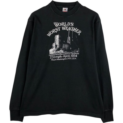 古着 90年代 フルーツオブザルーム FRUIT OF THE LOOM ロングTシャツ ロンT USA製 メンズL相当 ヴィンテージ/eaa678643