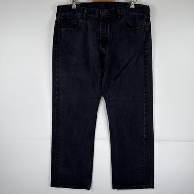 古着 リーバイス Levi's デニムパンツ 501 ジーパン ストレート 大きいサイズ ボタンフライ ジーンズ ビッグサイズ w40 L32 ブラック メンズ