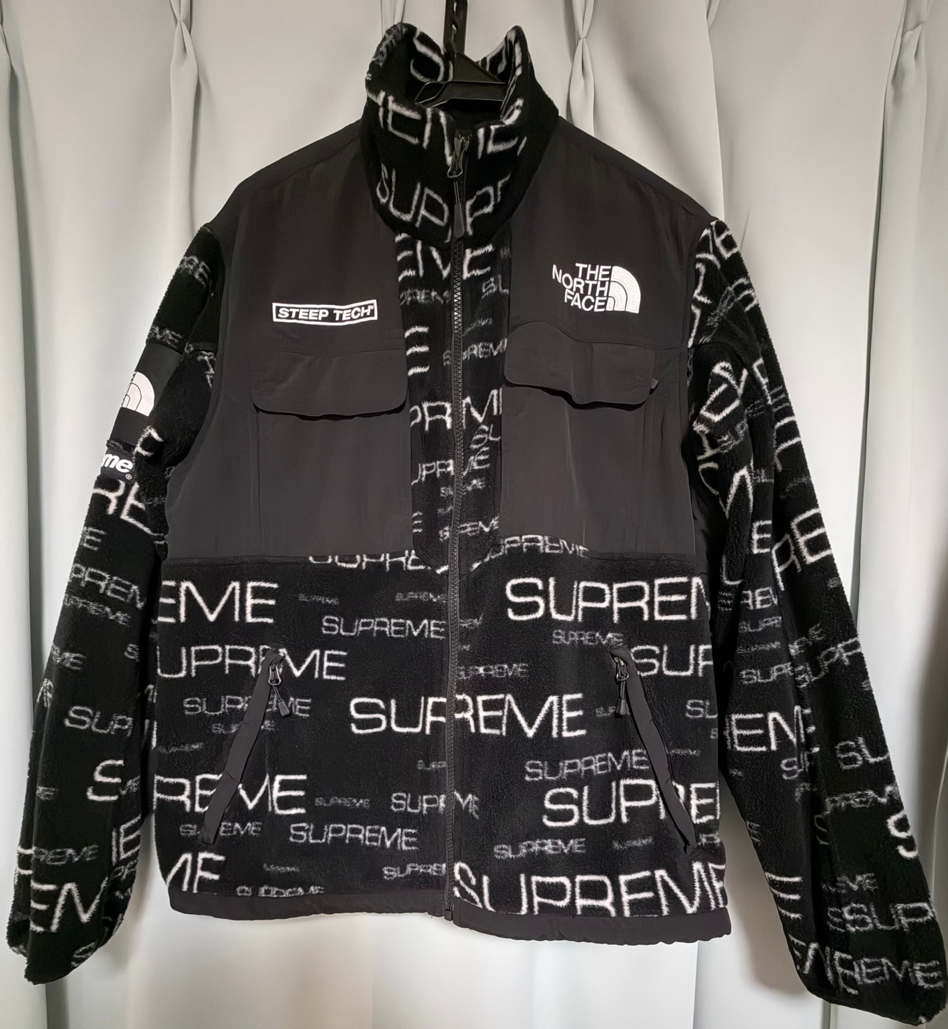 Supreme x The North Face Steep Tech Fleece Jacket "Black"