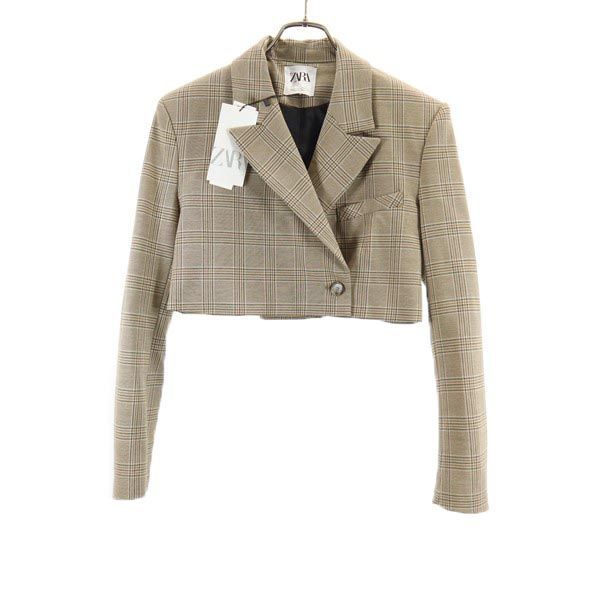 未使用 ZARA ショート丈 テーラードジャケット