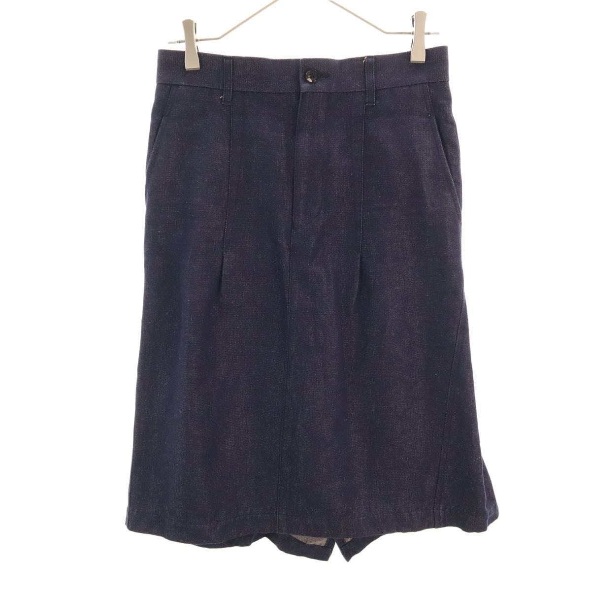 JUNYA WATANABE COMME des GARCONS ジュンヤワタナベ コムデギャルソン 2009年 日本製 ミモレ丈 デニムスカート XS インディゴ