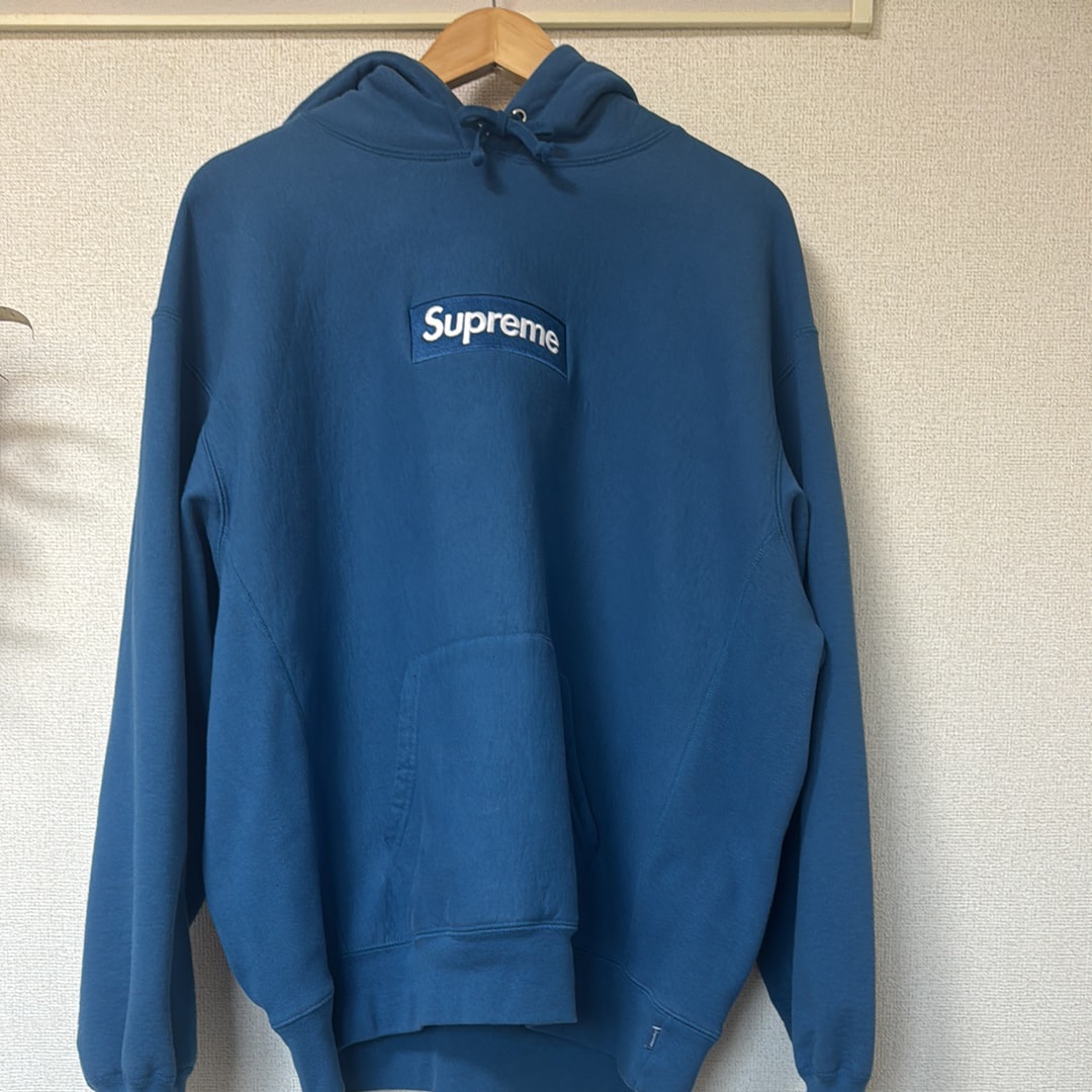 Supreme Box Logo Hooded Sweatshirt "Blue" (23FW)