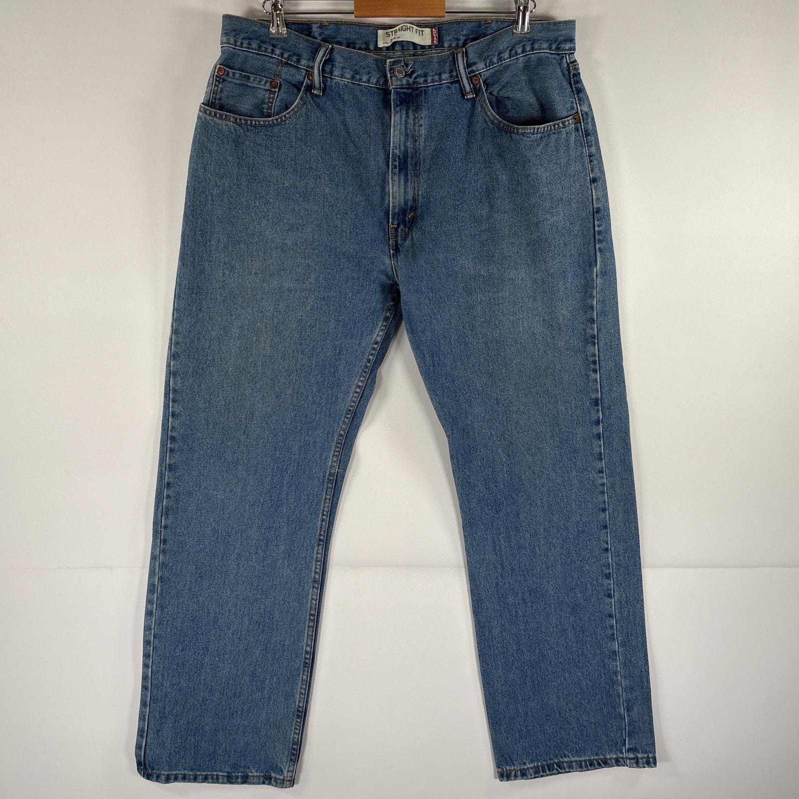 古着 リーバイス Levi's デニムパンツ 505 ストレート ジーパン ジーンズ 大きいサイズ 5ポケット w38 L30 ブルー メンズ