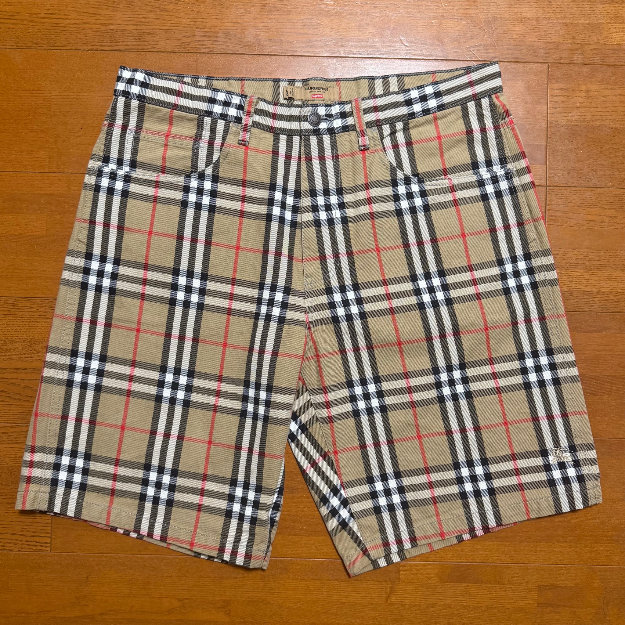 Supreme / Burberry Denim Short "Beige"