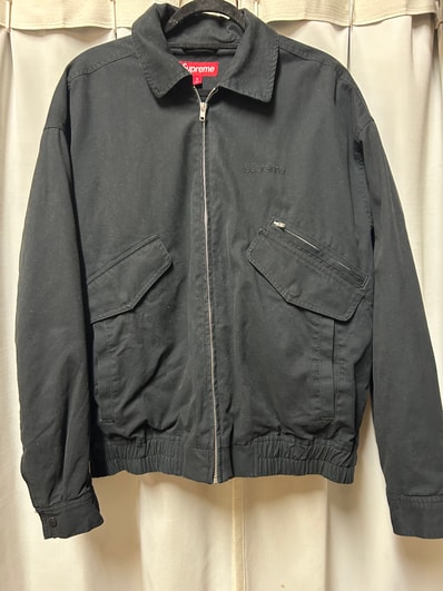 Supreme Hooded Utility Jacket "Black"