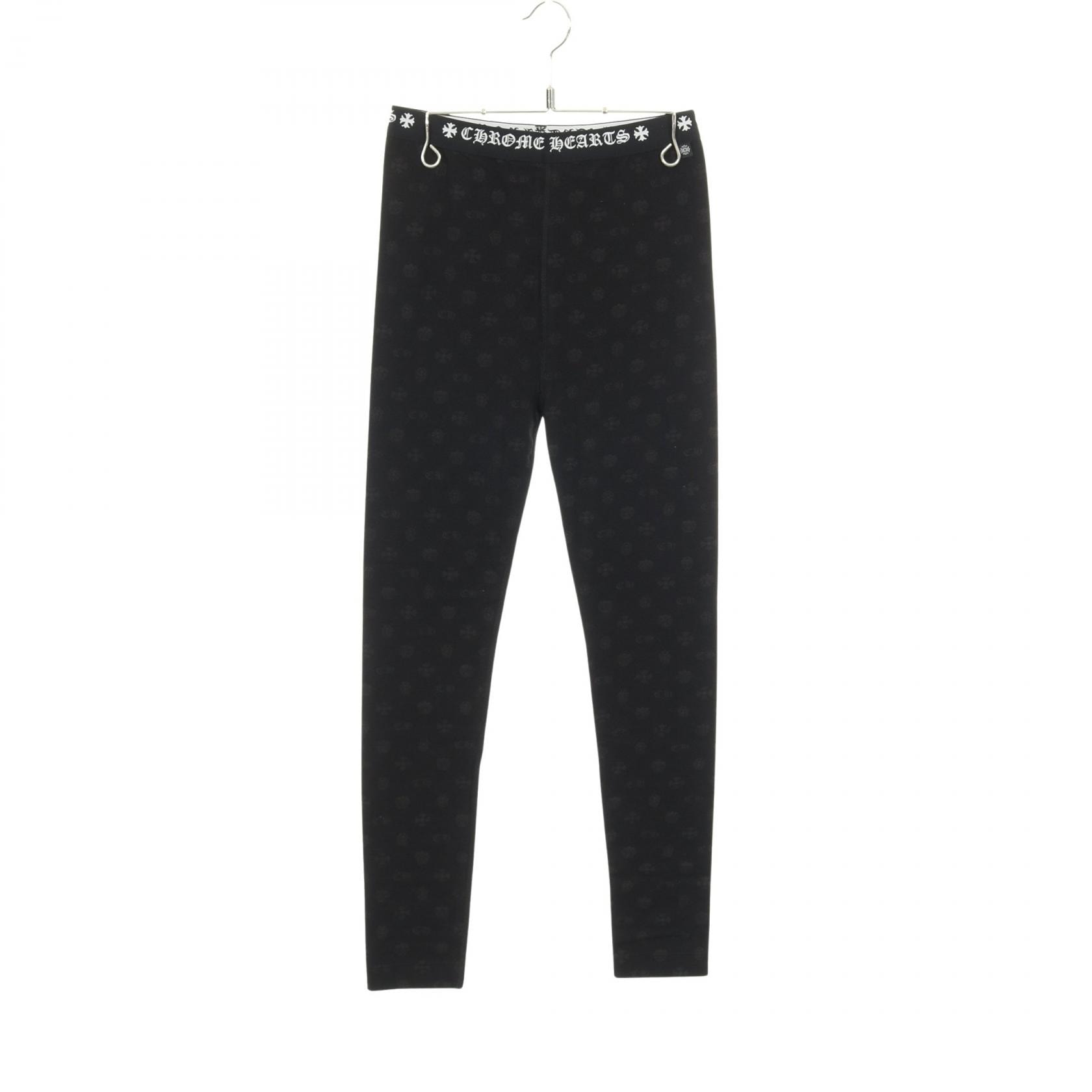 Chrome Hearts All Over Print Cotton Leggings "Black"