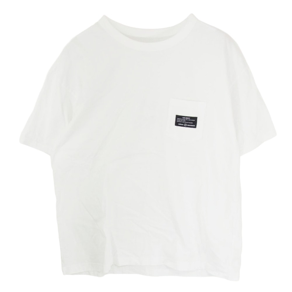 uniform experiment ユニフォームエクスペリメント Tシャツ 20SS UE-200071 MIL POCKET TEE ミル ポケット 半袖 Tシャツ ホワイト系 4【中古】