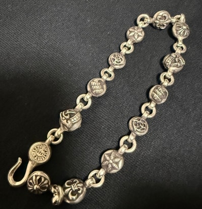 Chrome Hearts #1 Multi Ball Bracelet "Silver"