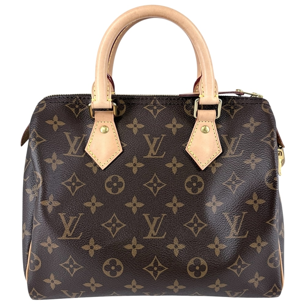 LOUIS VUITTON ルイヴィトン ハンドバッグ モノグラム スピーディ25 ミニボストンバッグ Speedy25 M41109 ブラウン 茶 ゴールド金具 レディース【中古品】