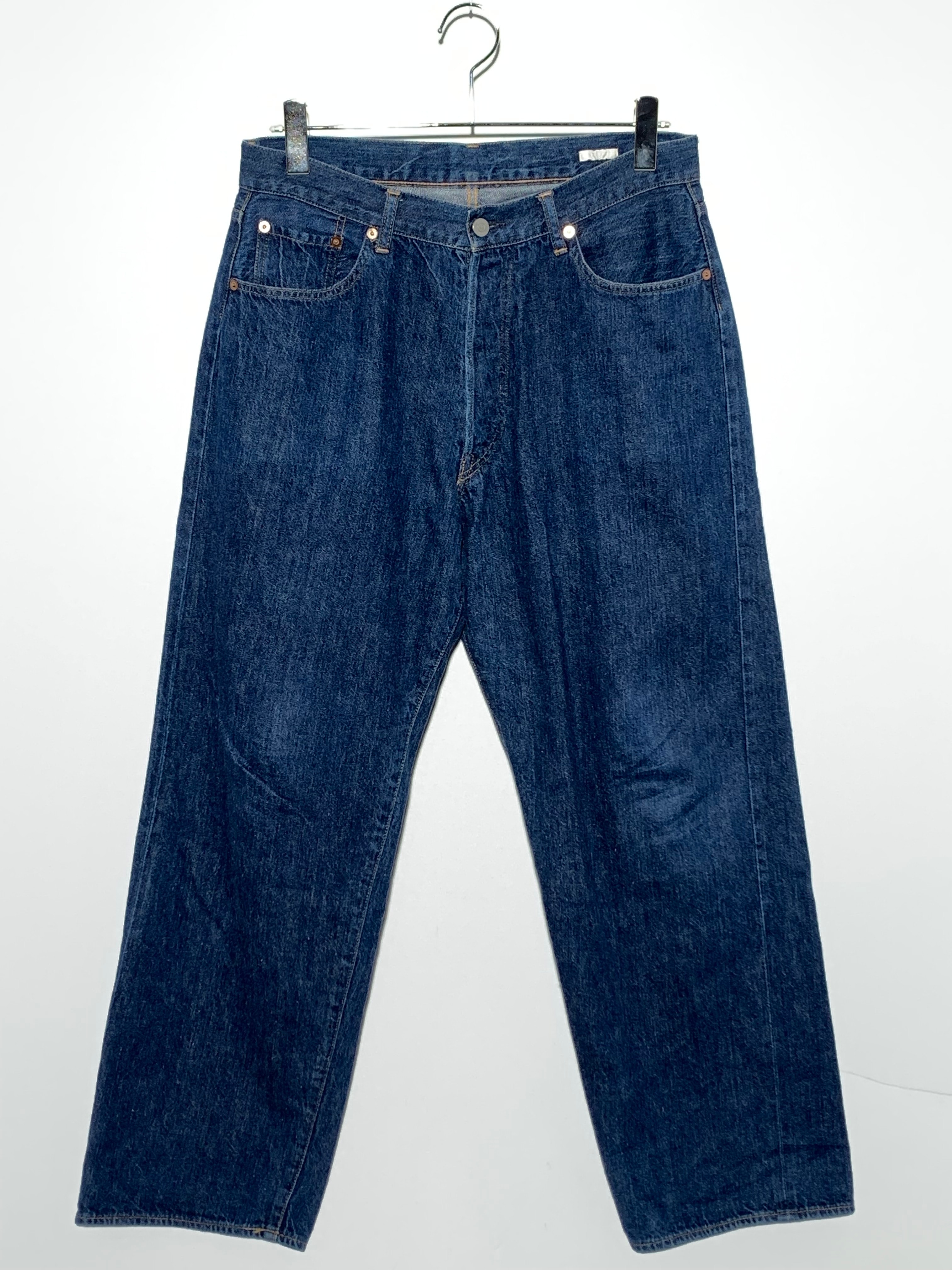 COMOLI Denim 5P Pants Navy