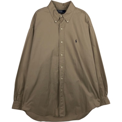 古着 ラルフローレン Ralph Lauren BLAKE 長袖 ボタンダウンシャツ メンズL相当/eaa634473