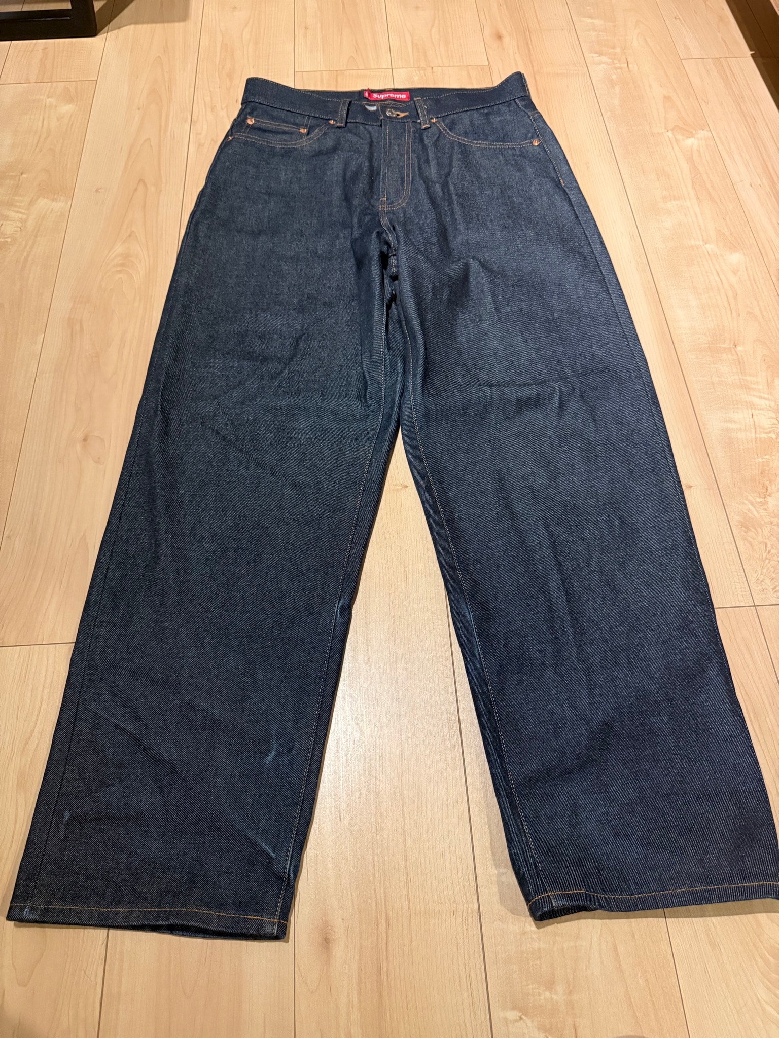 Supreme Rigid Baggy Selvedge Jean "Rigid Indigo" (25SS)