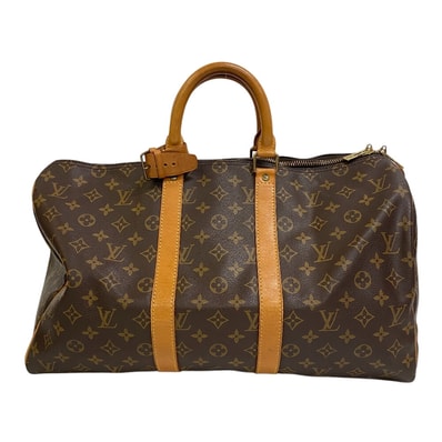 ルイヴィトン LOUIS VUITTON ボストンバッグ モノグラム キーポル45 ブラウン