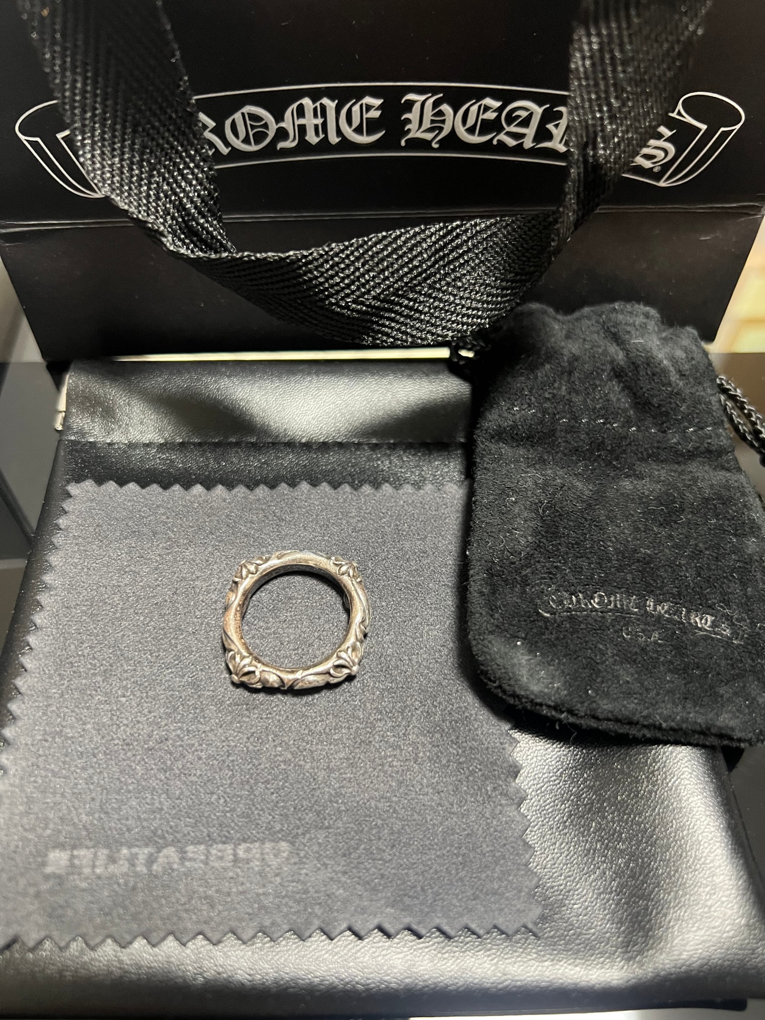 Chrome Hearts SBT Band Ring "Silver"