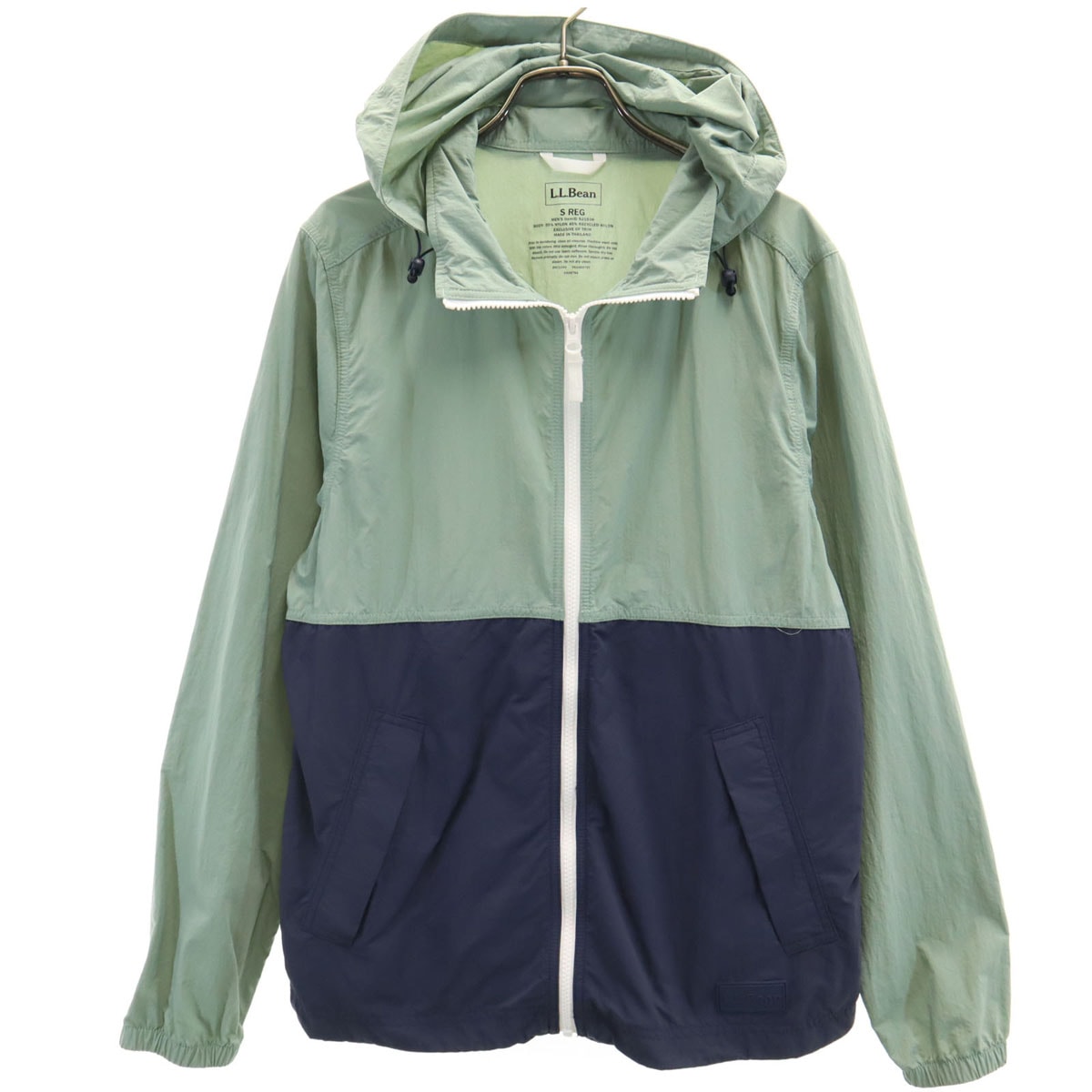 L.L.Bean エルエルビーン ウインドブレーカー S グリーン アウトドア ジャケット