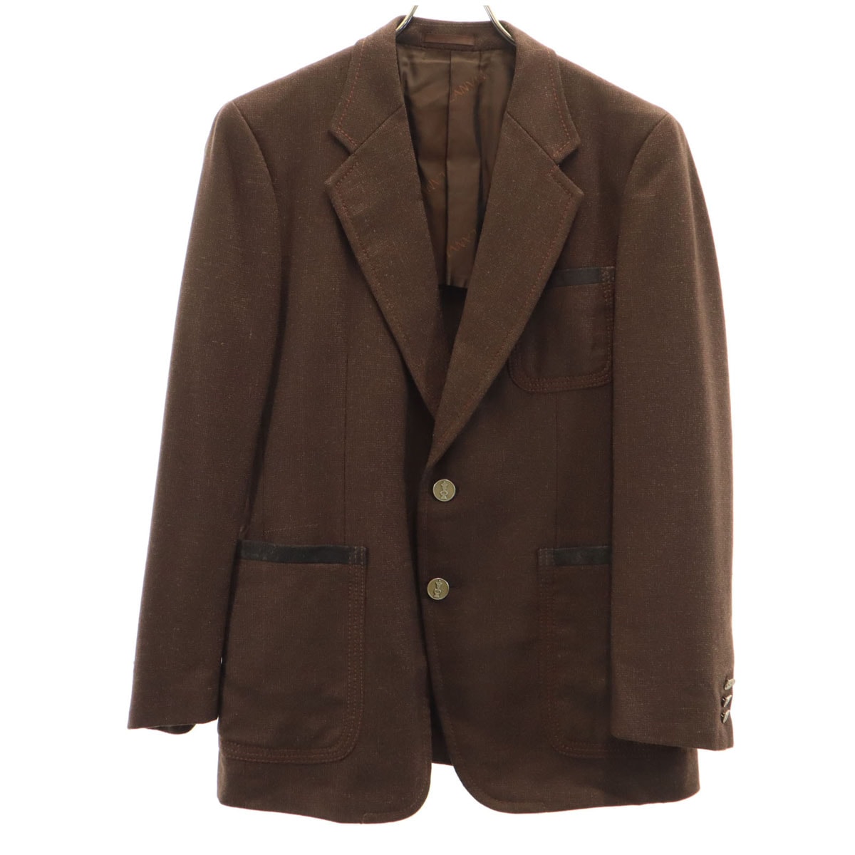 LANVIN ランバン テーラードジャケット 50 ブラウン