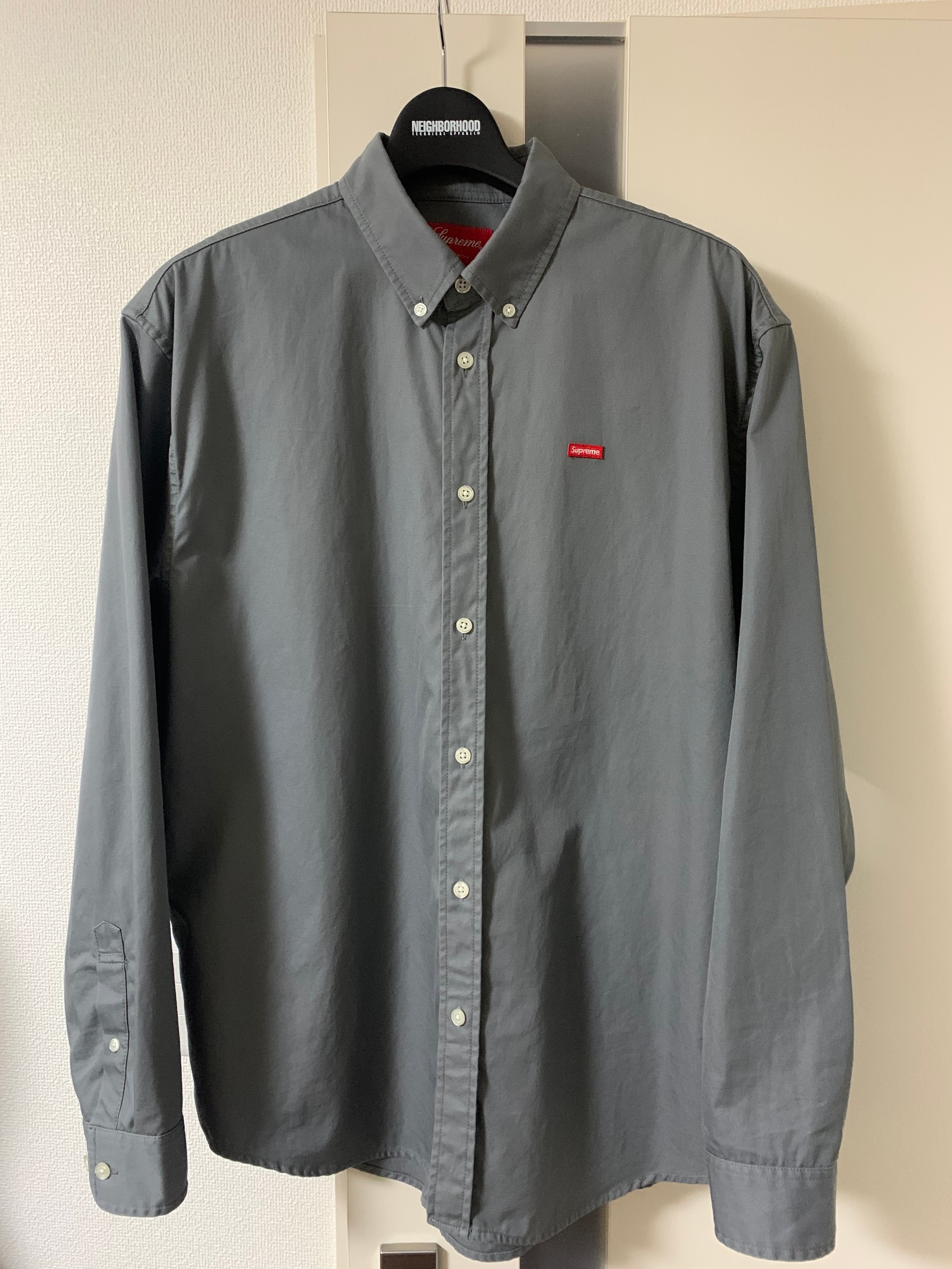Supreme Small Box Shirt "Grey" (22FW)