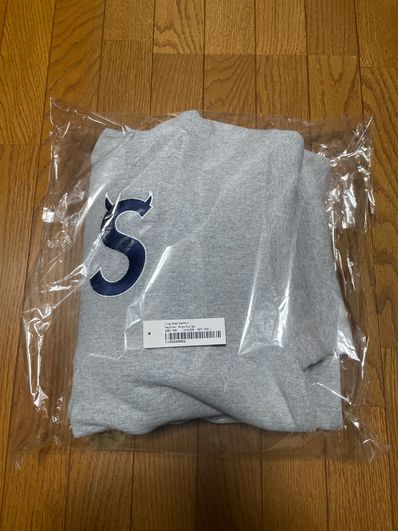 Supreme S Logo Hooded Sweatshirt "Heather Grey" (22FW)