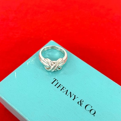 TIFFANY&Co. ティファニー シグネチャー シルバー925 リング・指輪 9号 シルバー
28216
