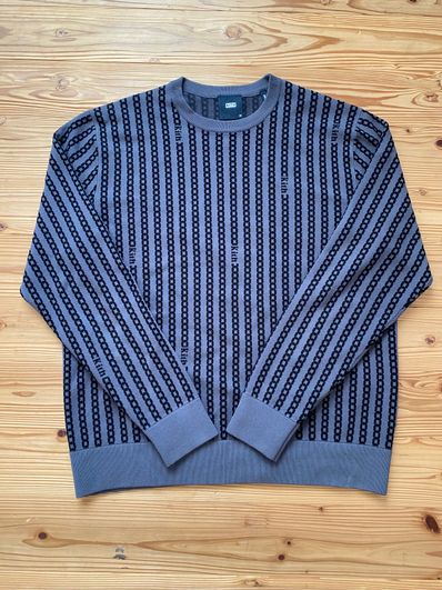 Kith Chain Link Tilden Sweater "Shadow"