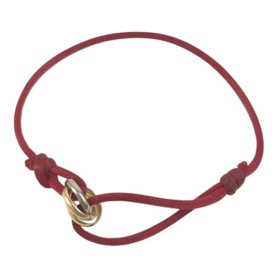 カルティエ CARTIER トリニティ コードブレス K18 金 18K アクセサリー ジュエリー バングル ブレスレット Au750 レッド