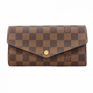 【6gc2953】ルイヴィトン 長財布 ダミエ ポルトフォイユサラ N60114 ローズバレリーヌ【中古】レディース