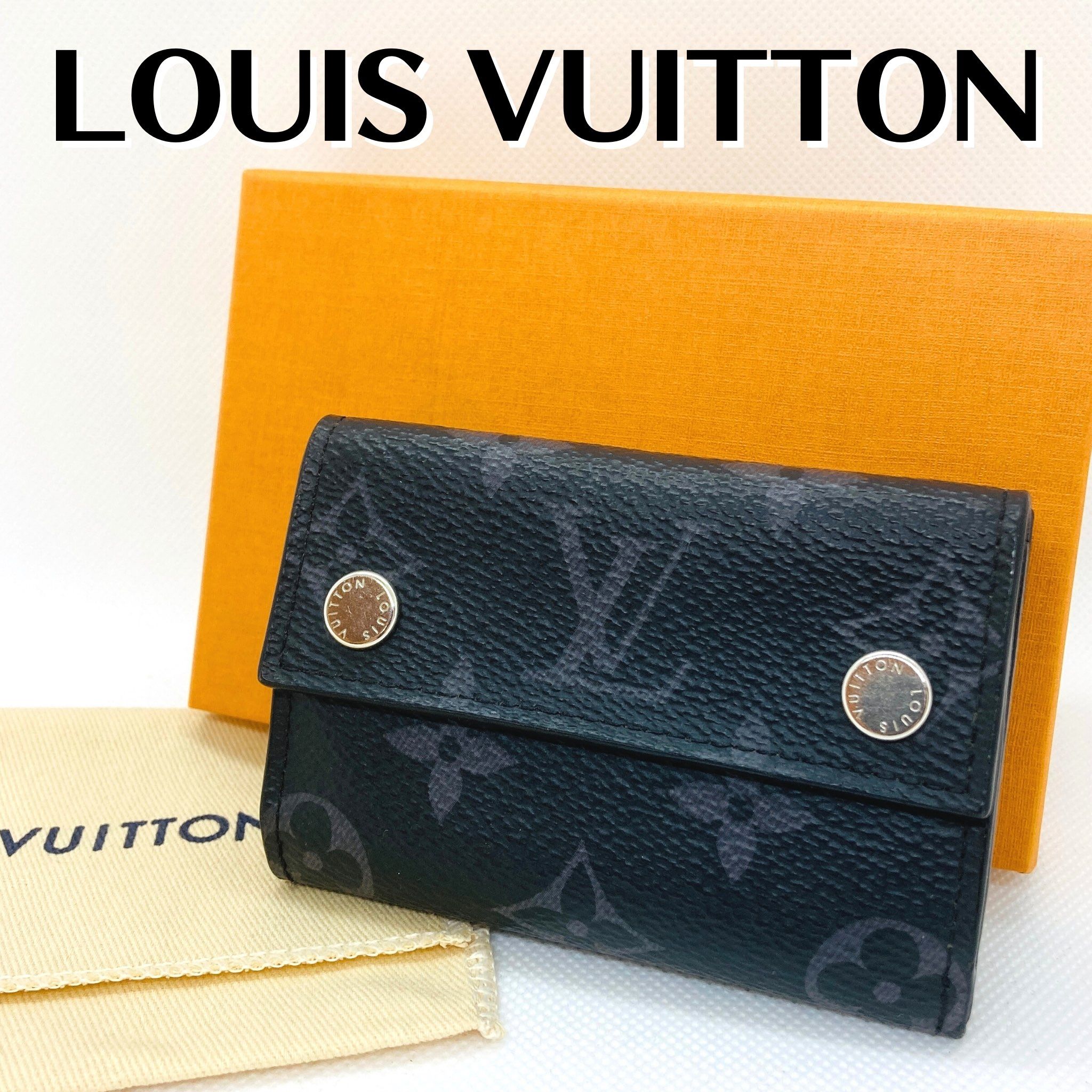 Louis Vuitton Discovery Compact Wallet Monogram Eclipse