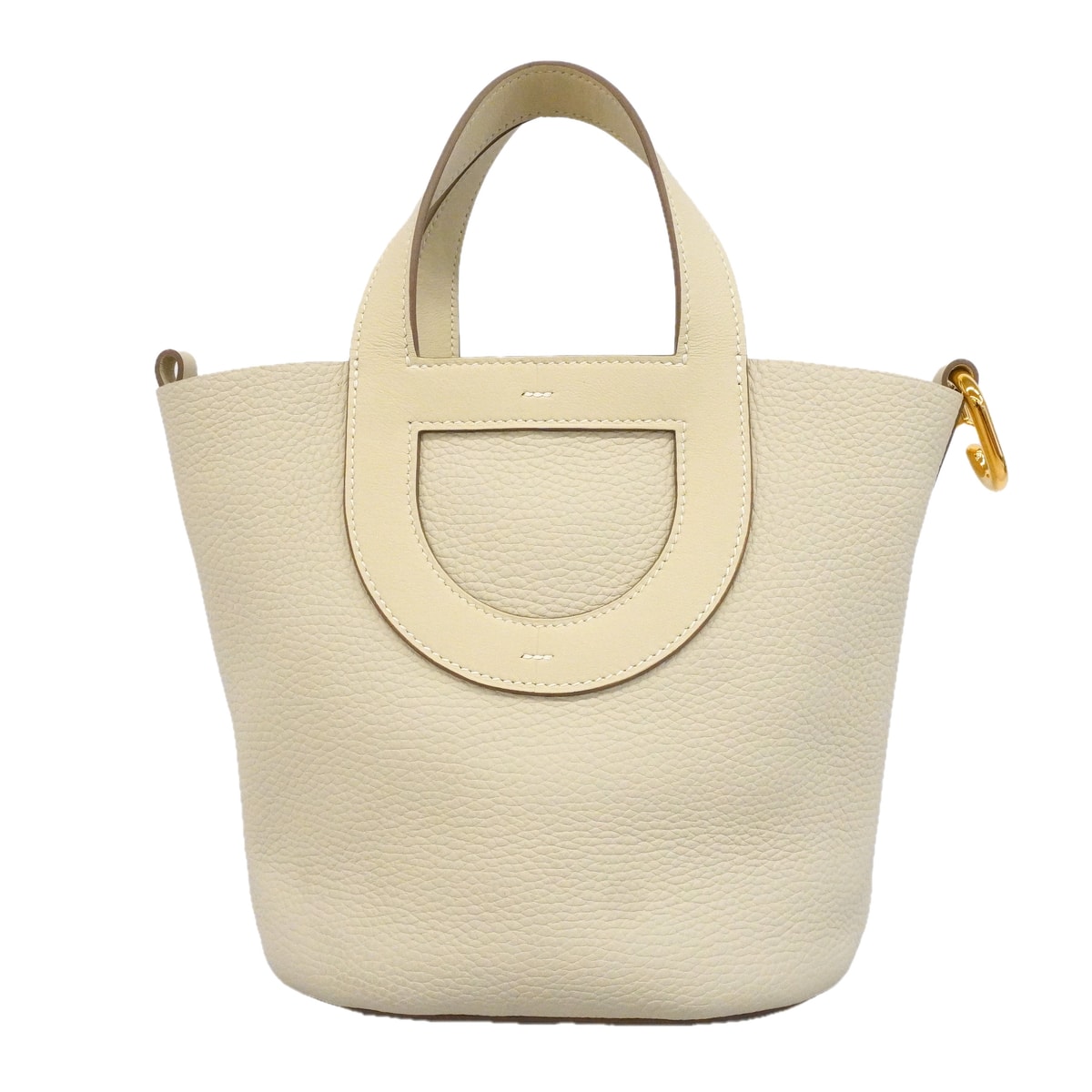 ★SALE【6hc2505】エルメス ハンドバッグ インザプール18 トリヨンクレマンス スイフト クレ ゴールド金具 K刻印【中古】レディース