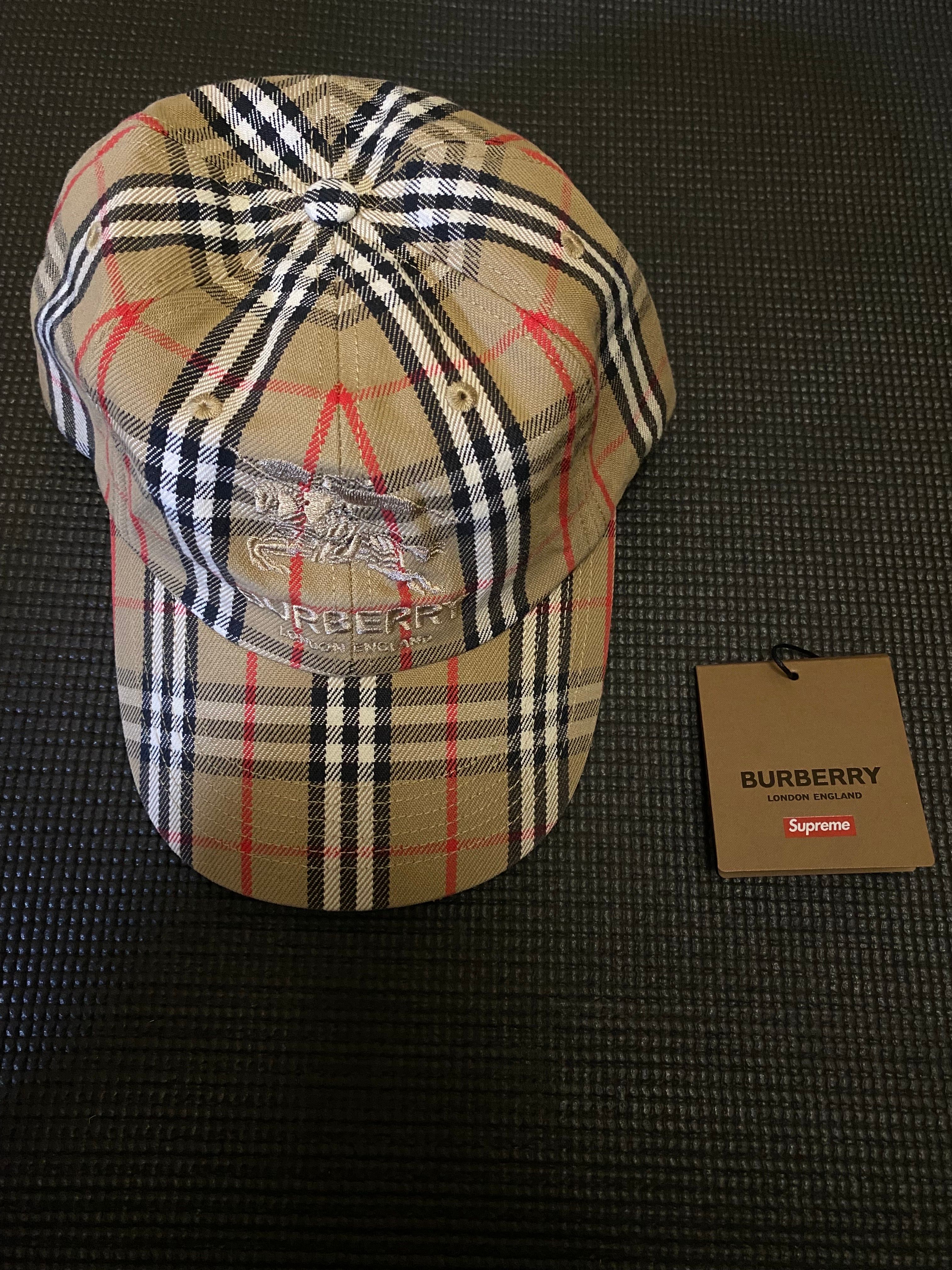 Supreme / Burberry Denim 6 Panel "Beige"