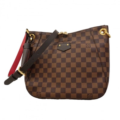 【6dc3627】ルイヴィトン ショルダーバッグ ダミエ サウスバンク N42230 エベヌ【中古】レディース