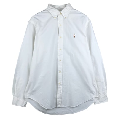 古着 ラルフローレン Ralph Lauren CLASSIC FIT クラシックフィット 長袖 ボタンダウンシャツ メンズL相当/eaa609625